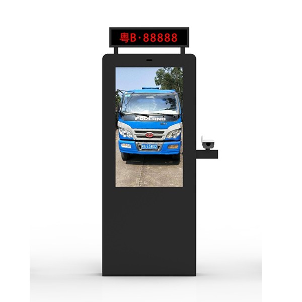 55寸車牌掃描戶外廣告機